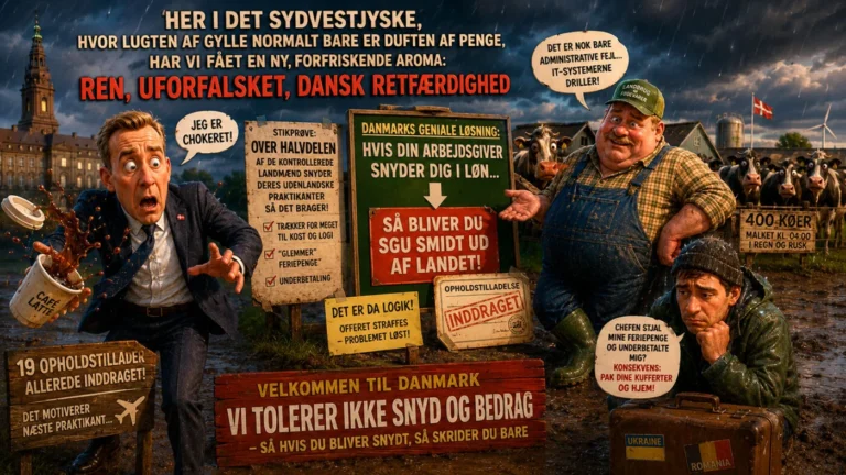 Når landmanden snyder, ryger praktikanten ud