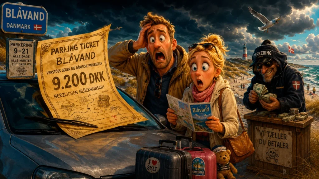 Velkommen til Blåvand – hvor parkeringspladsen er den dyreste